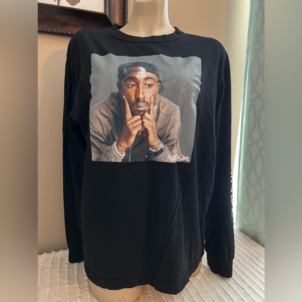 Poetic Justice Long Sleeve Shirt Size Large